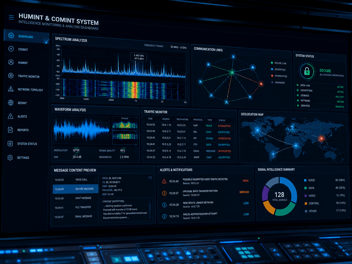 HUMINT & COMINT System